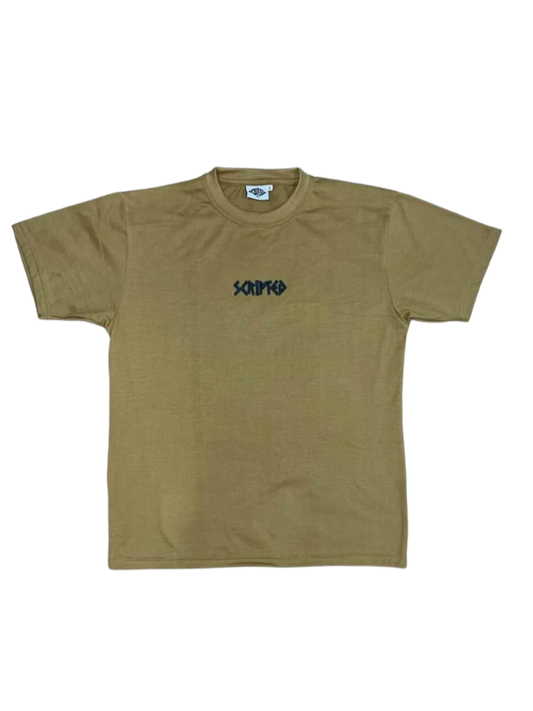 Brown SCRIPTED "SONY MAVICA" Shirt